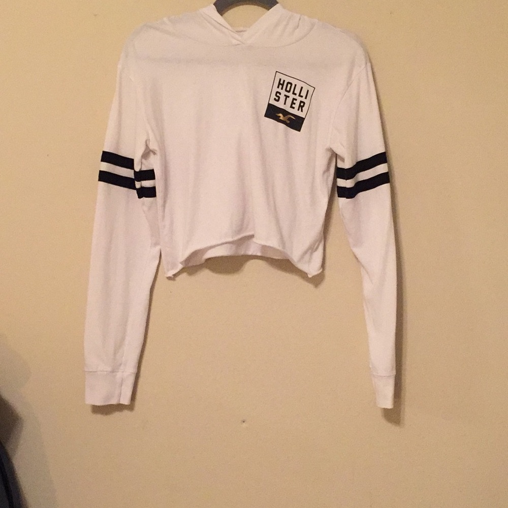 Cropped Hollister hoodie